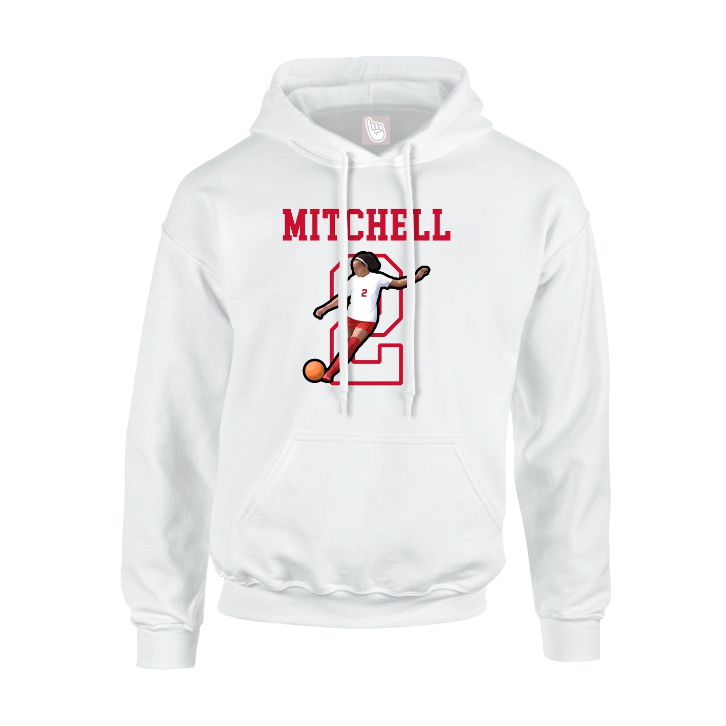 Youth Hoodie — Shirsey in White