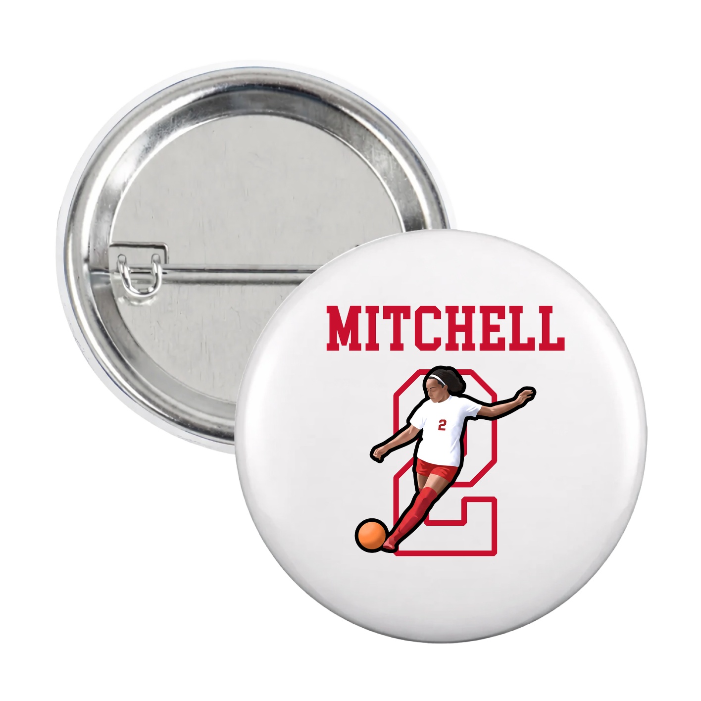 Game Day Button — Shirsey in White