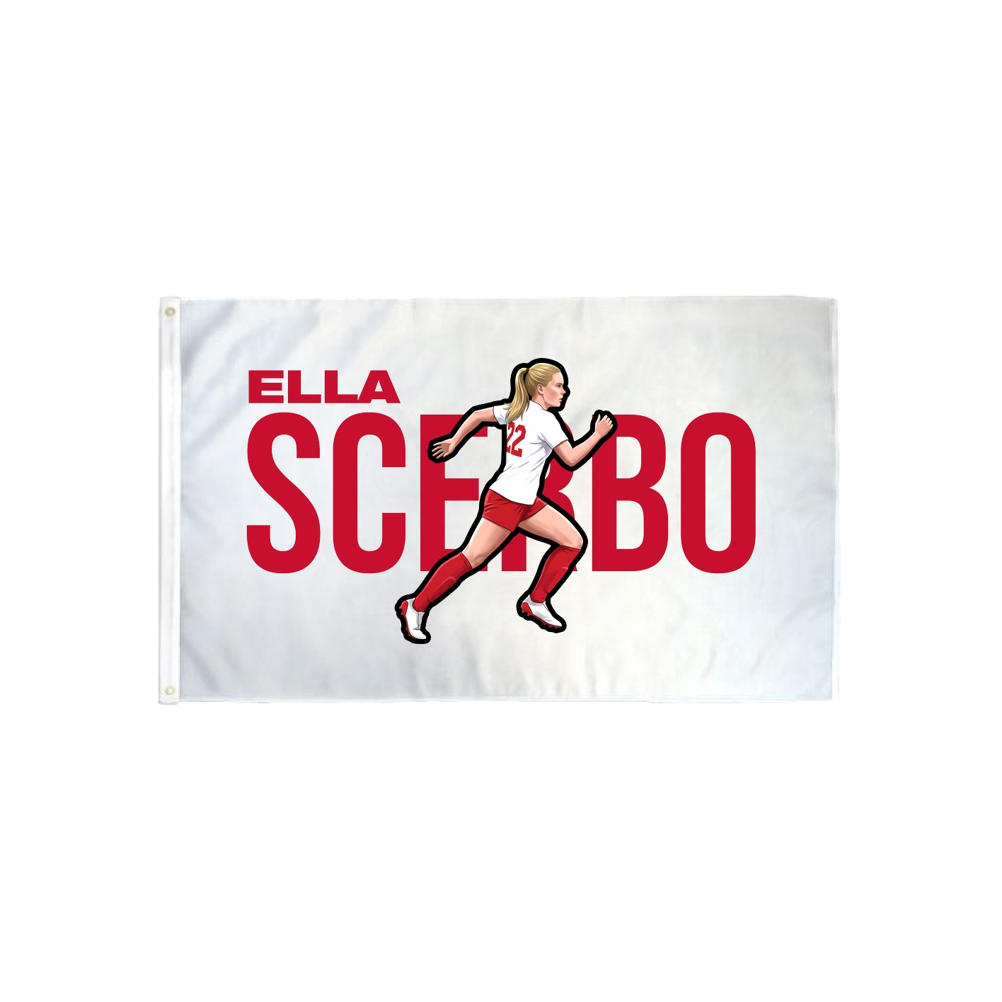 3x5 Flag — Player Name in Classic