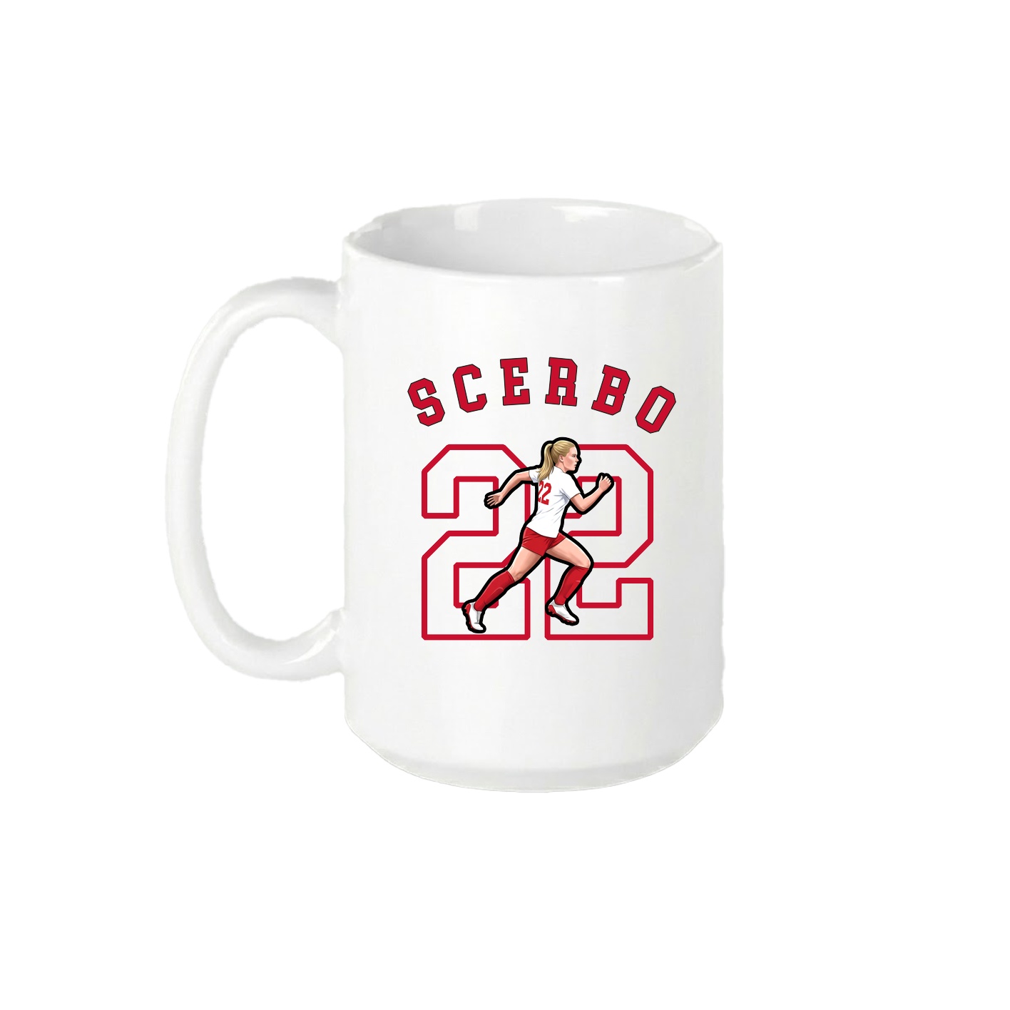 15oz Coffee Mug — Shirsey Arch in White