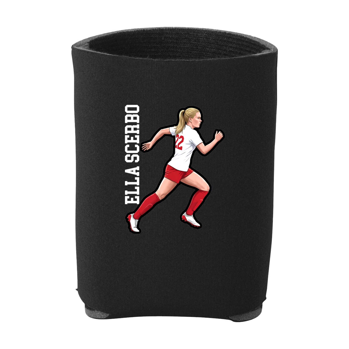 Can Holder — Name Vertical in Black