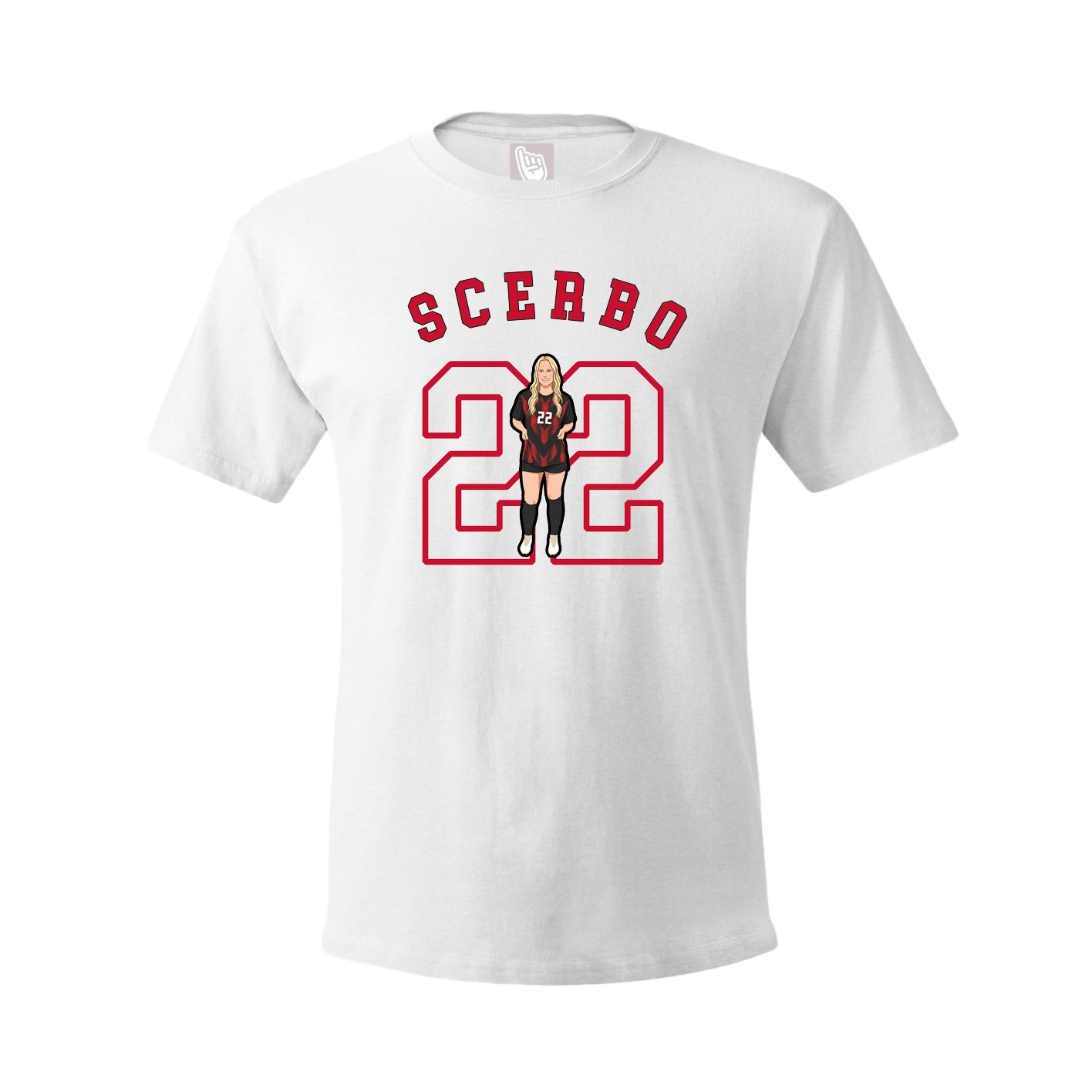 Tee — Shirsey Arch in White