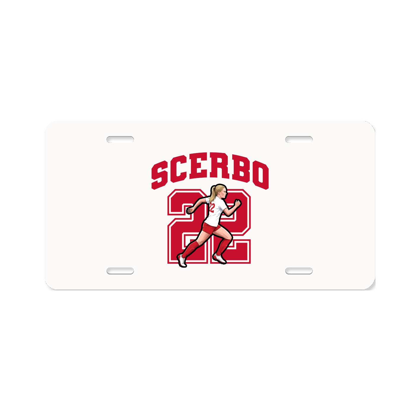 License Plate — Number in Classic