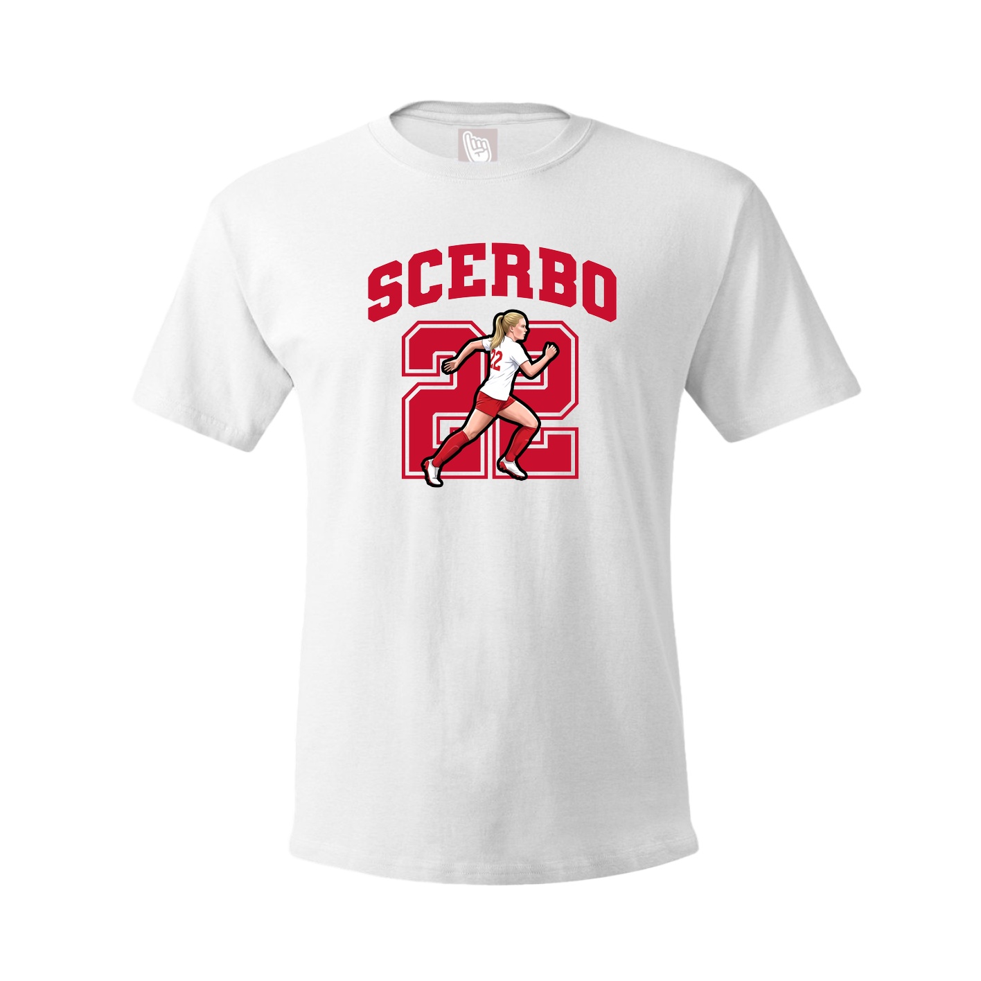 Tee — Number in White