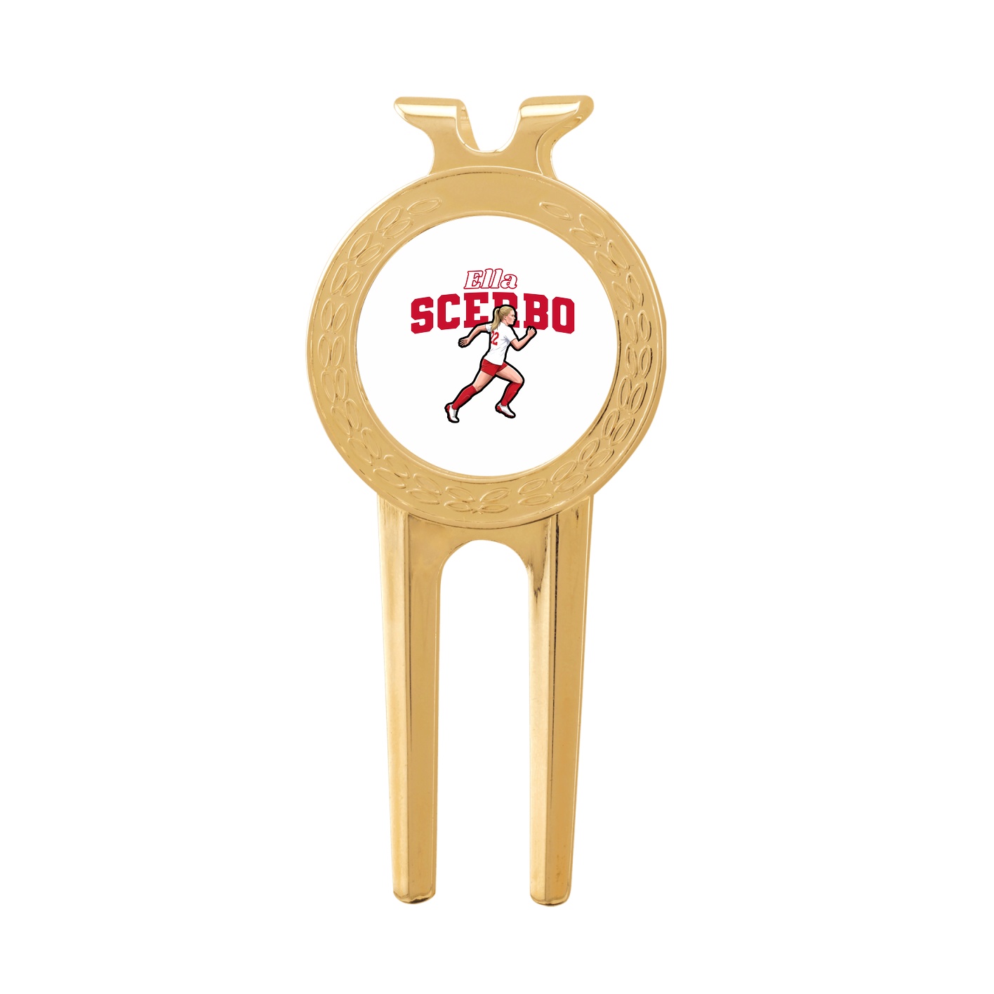 Divot Tool with Ball Marker — Name Arch in Classic