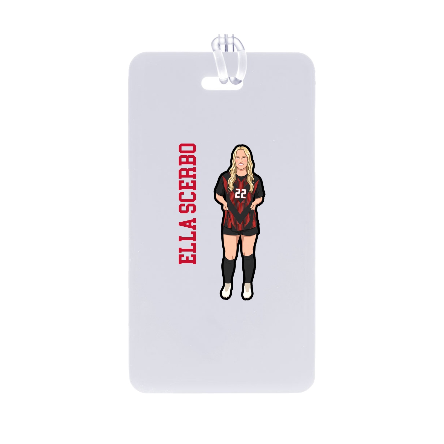 Bag Tag — Name Vertical in Classic