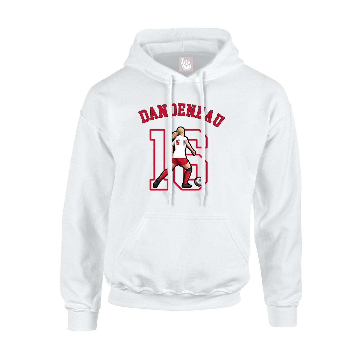 Hoodie — Shirsey Arch in White