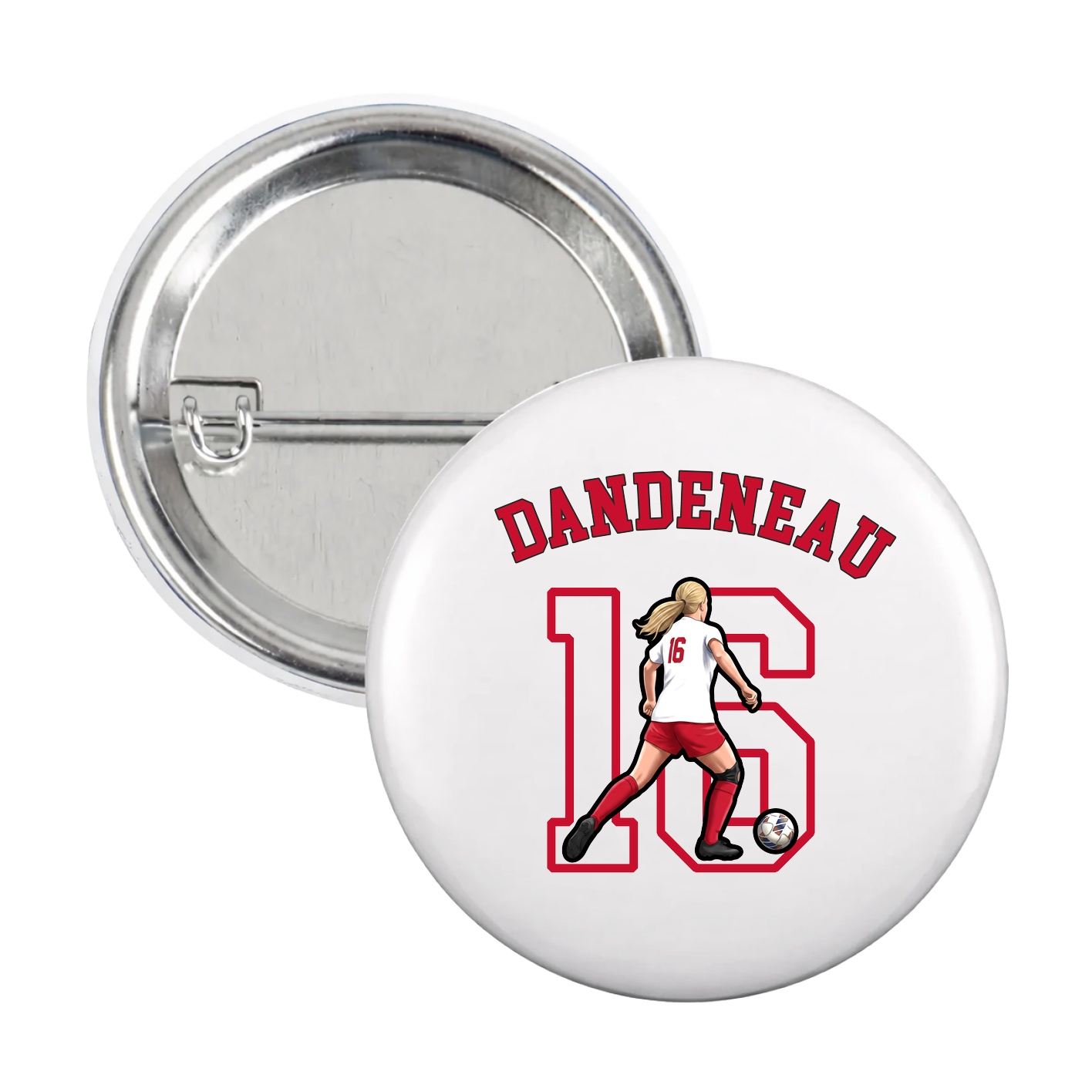 Game Day Button — Shirsey Arch in White