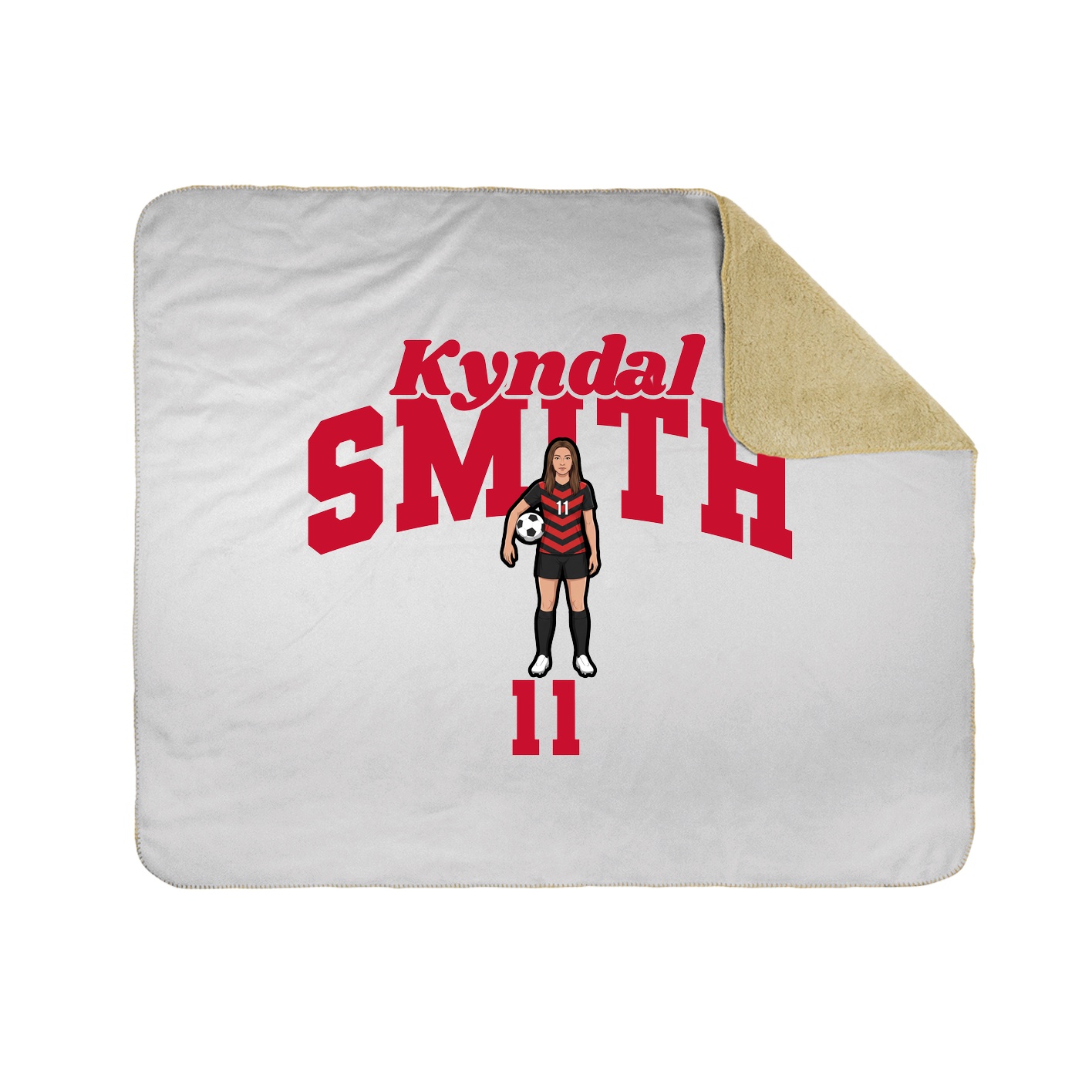 Throw Blanket — Signature Arch in White