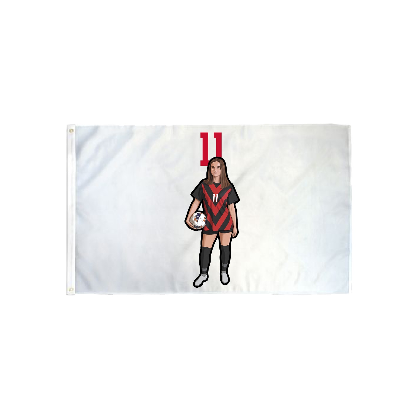3x5 Flag — Number Top in Classic