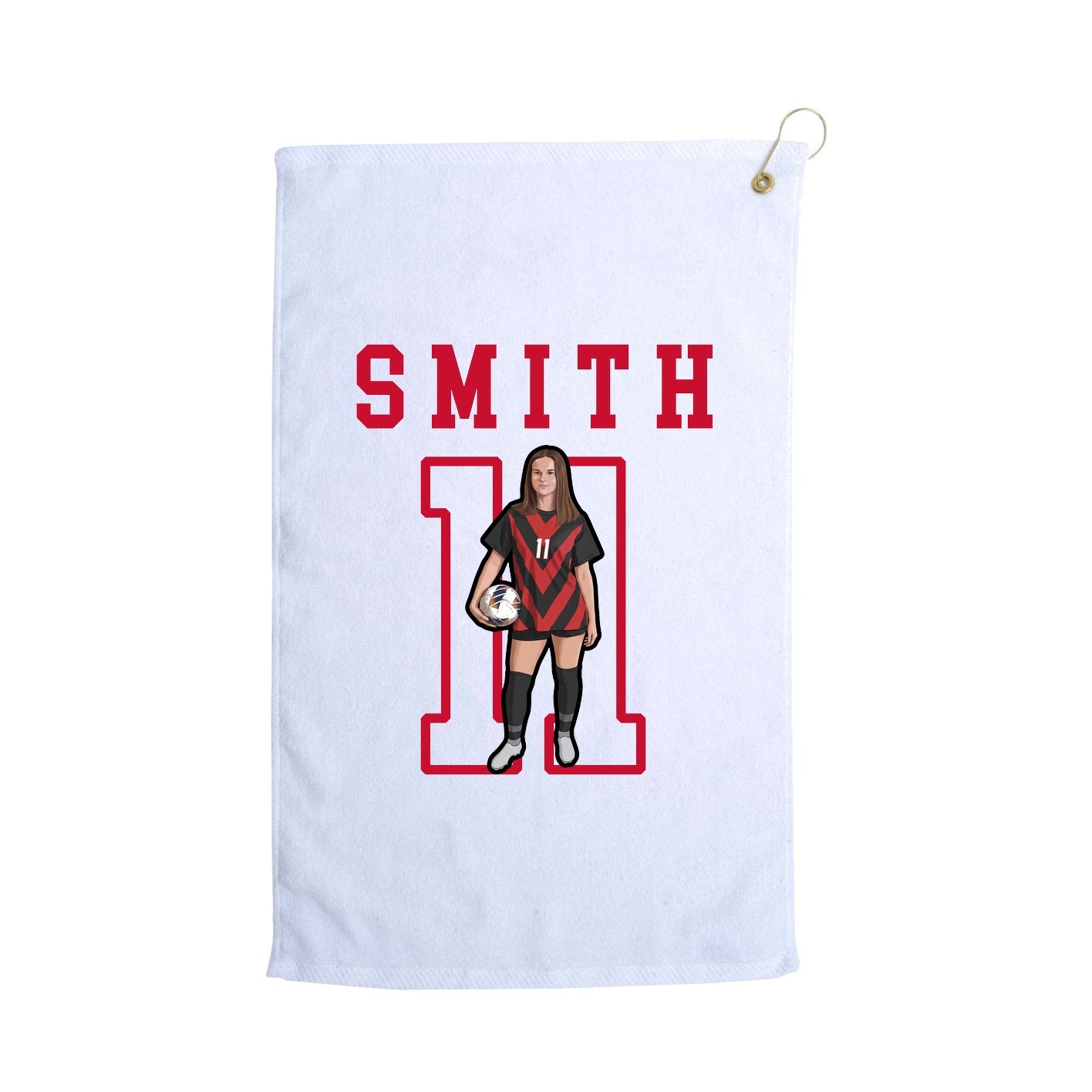 Golf Towel — Shirsey in White