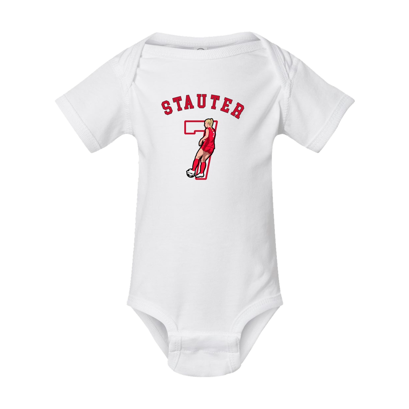 Baby Onesie — Shirsey Arch in White
