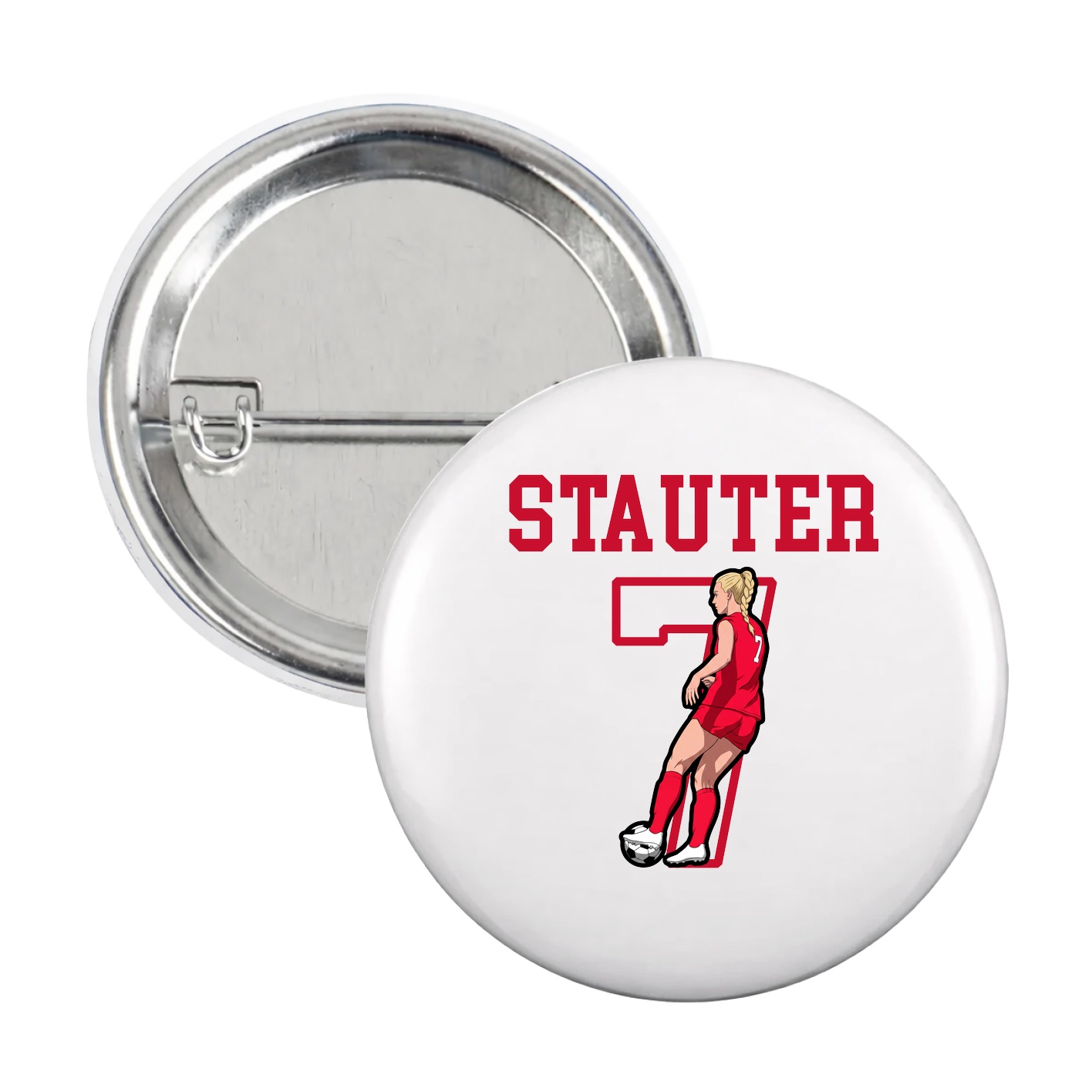 Game Day Button — Shirsey in White