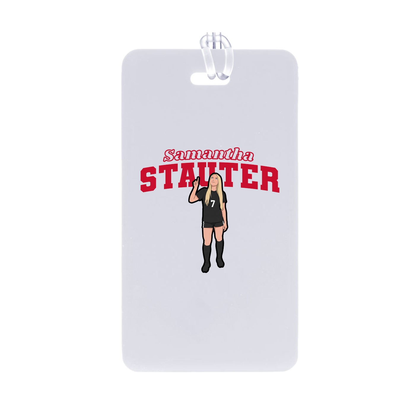 Bag Tag — Name Arch in Classic