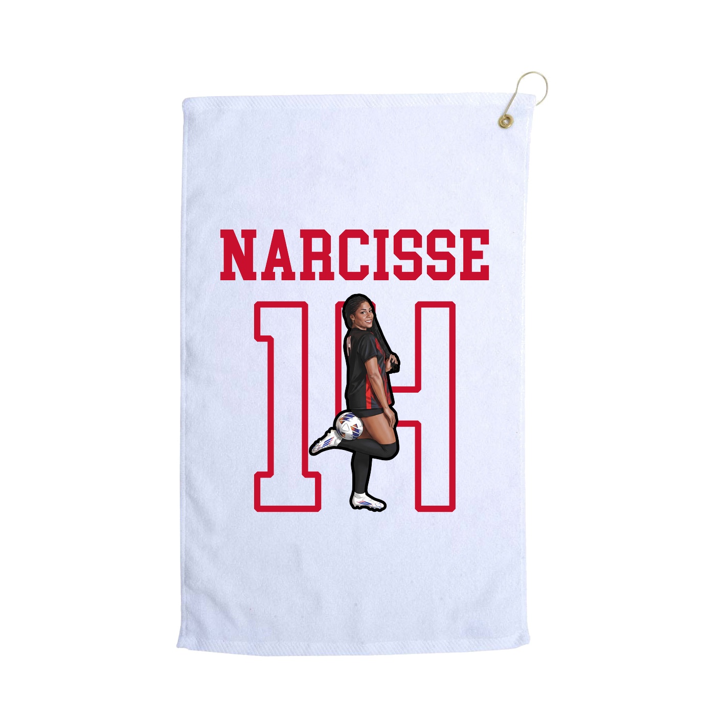 Golf Towel — Shirsey in White