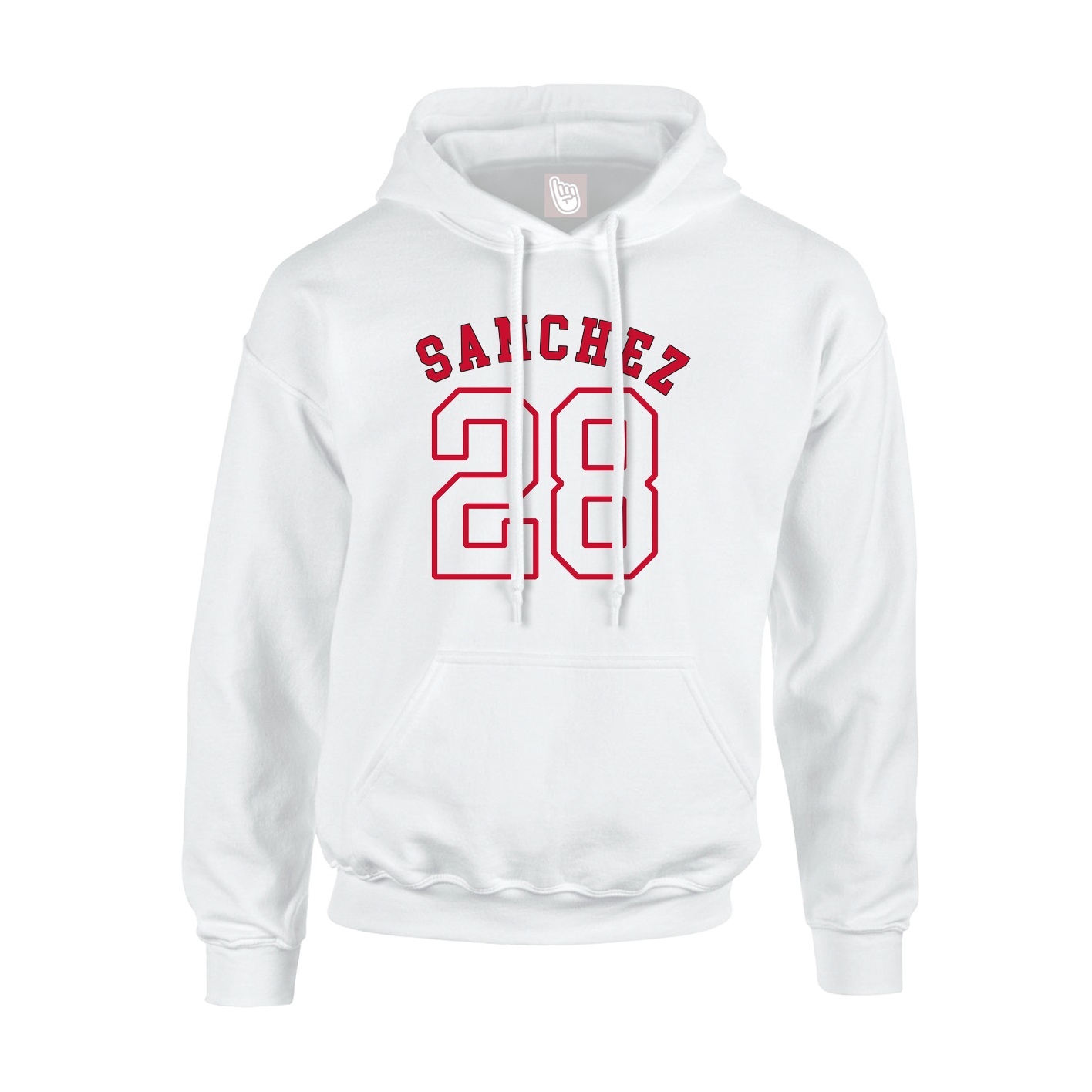 Hoodie — Shirsey Arch in White