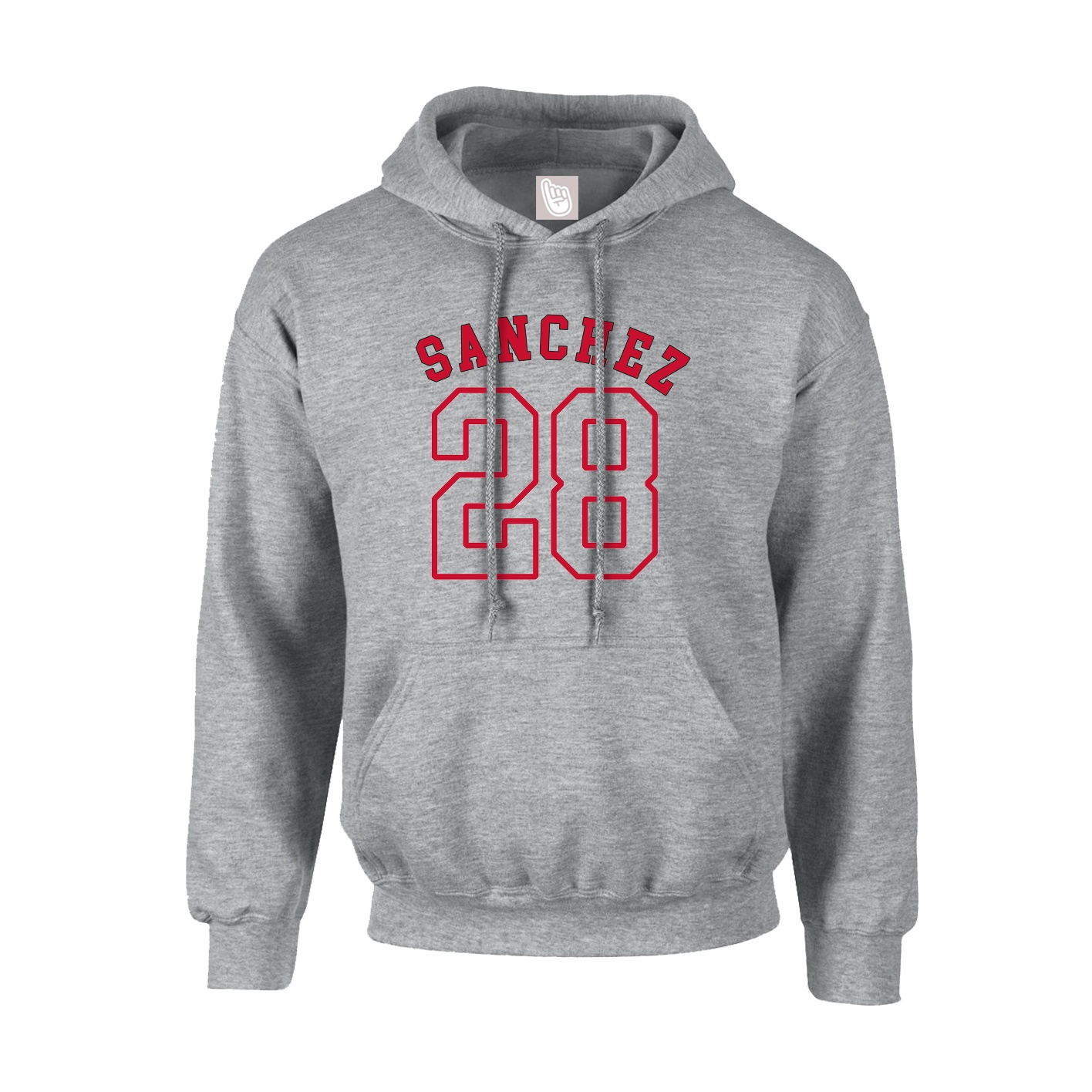 Youth Hoodie — Shirsey Arch in Grey