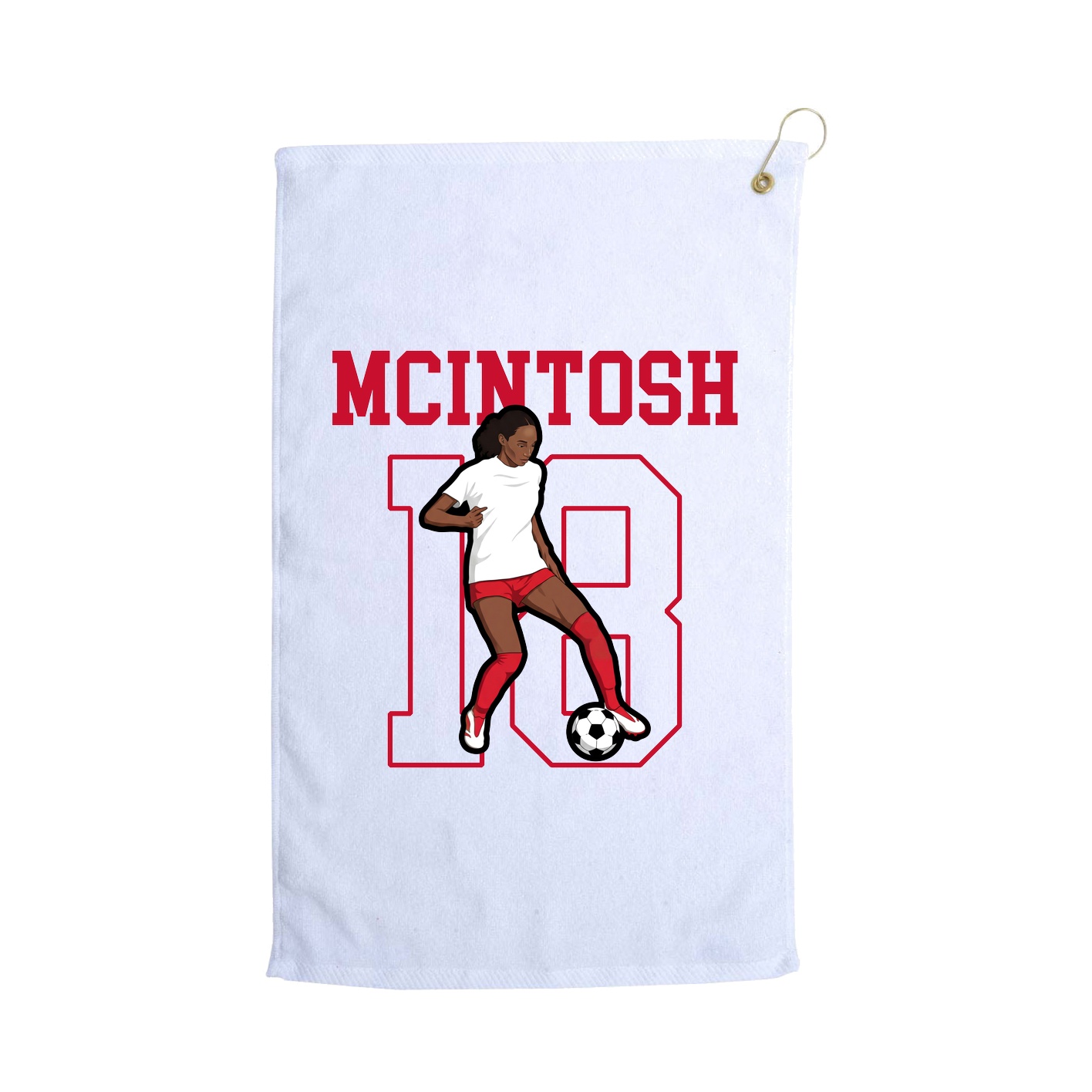 Golf Towel — Shirsey in White