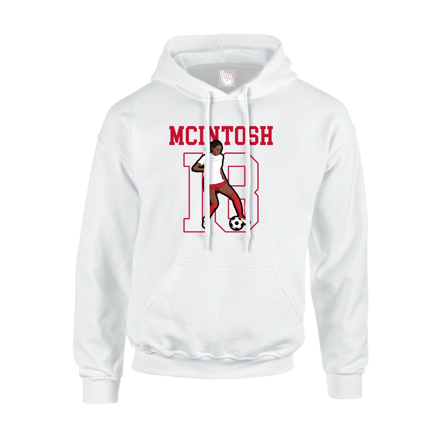 Hoodie — Shirsey in White