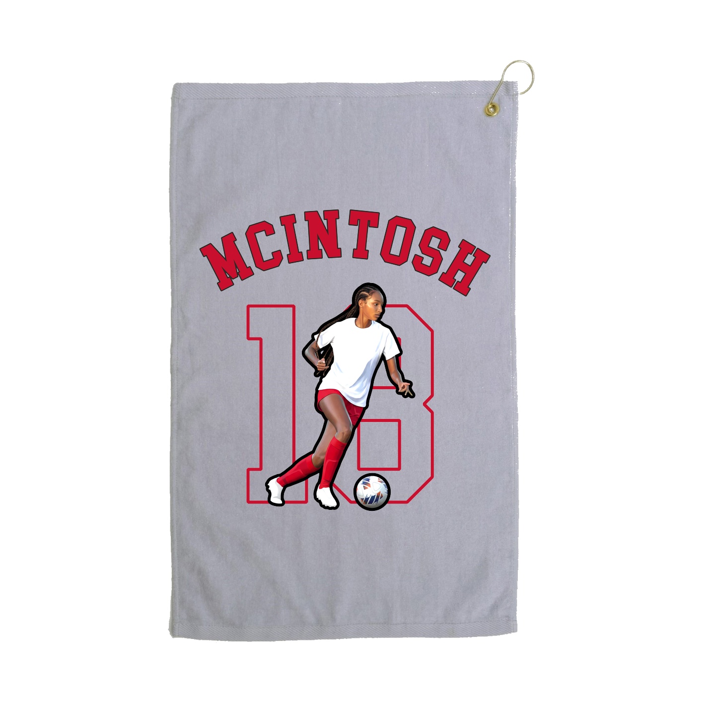 Golf Towel — Shirsey Arch in Grey