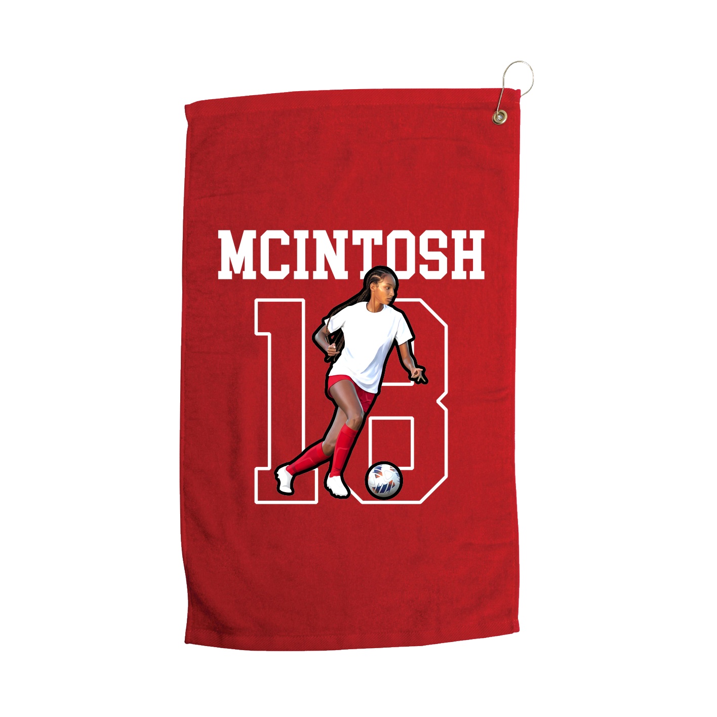 Golf Towel — Shirsey in Red