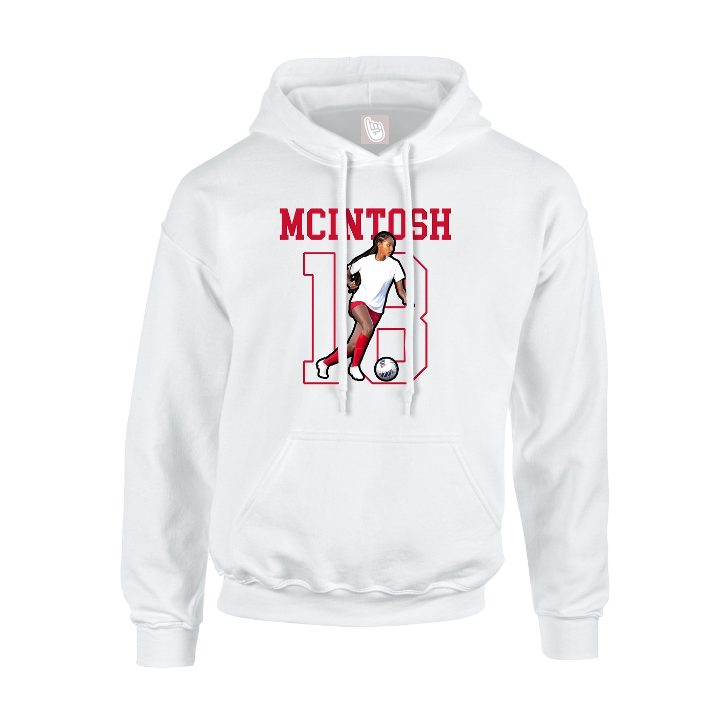 Youth Hoodie — Shirsey in White