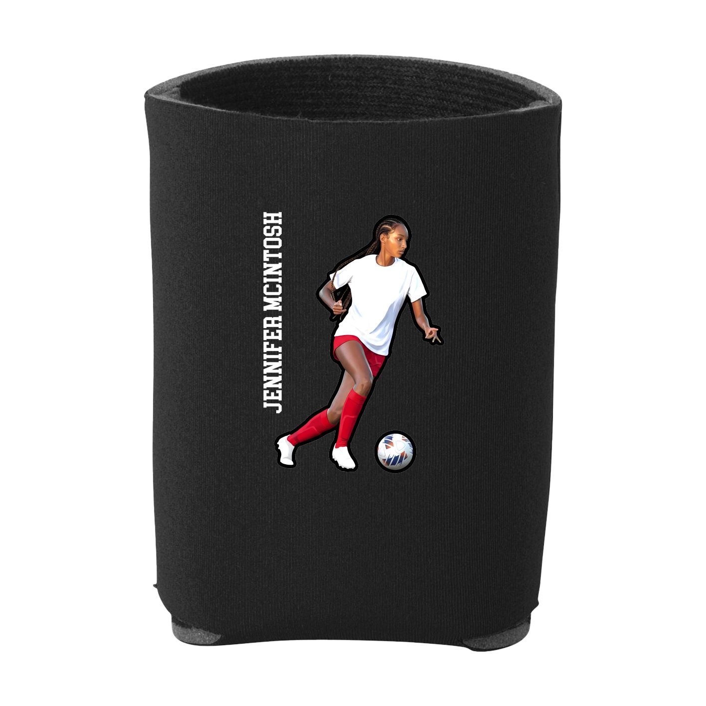Can Holder — Name Vertical in Black