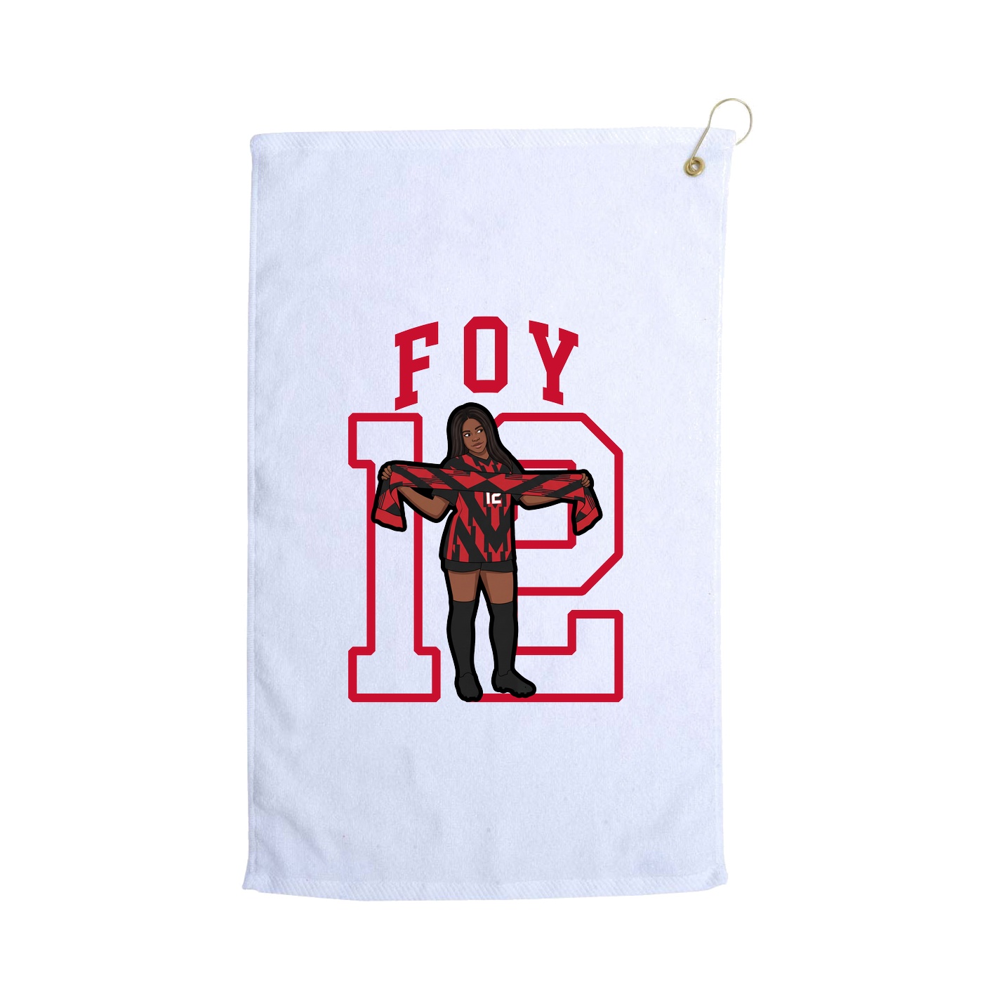 Golf Towel — Shirsey in White