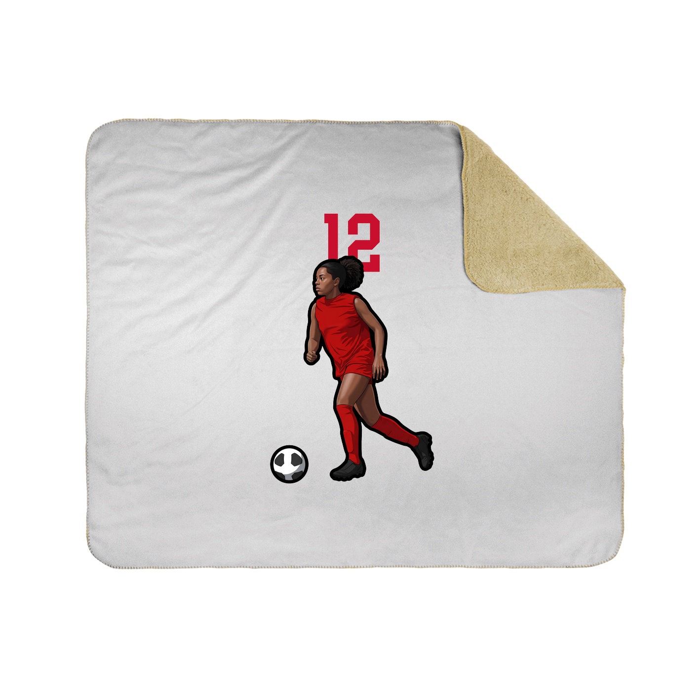 50x60 Sherpa Lined Throw Blanket