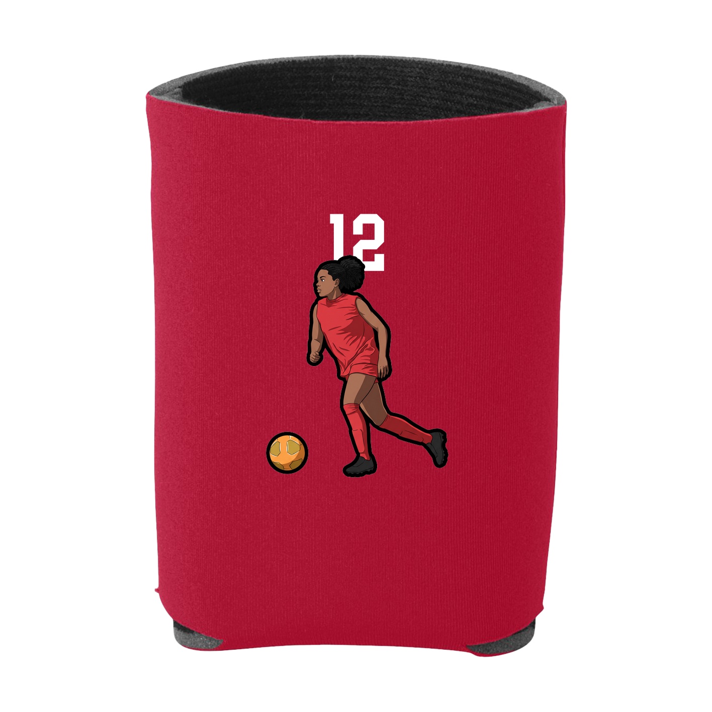Can Holder — Number Top in Red
