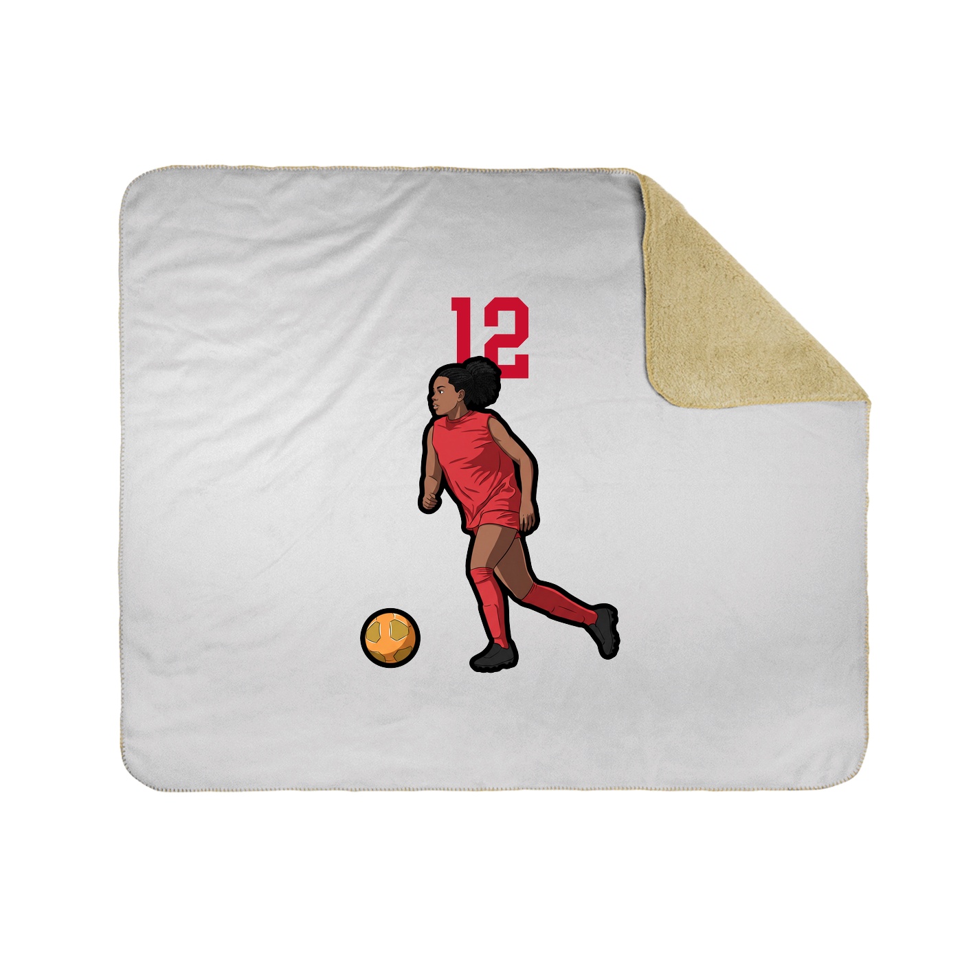 50x60 Sherpa Lined Throw Blanket