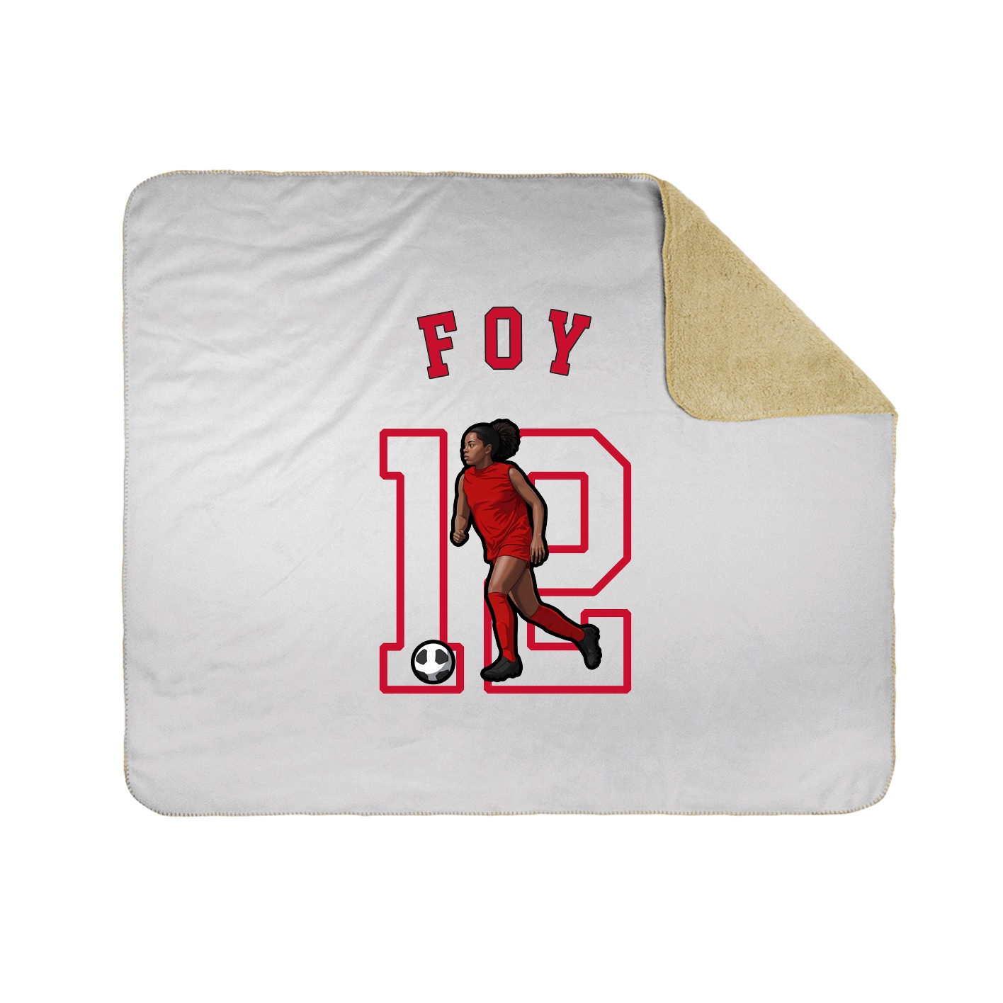 50x60 Sherpa Lined Throw Blanket