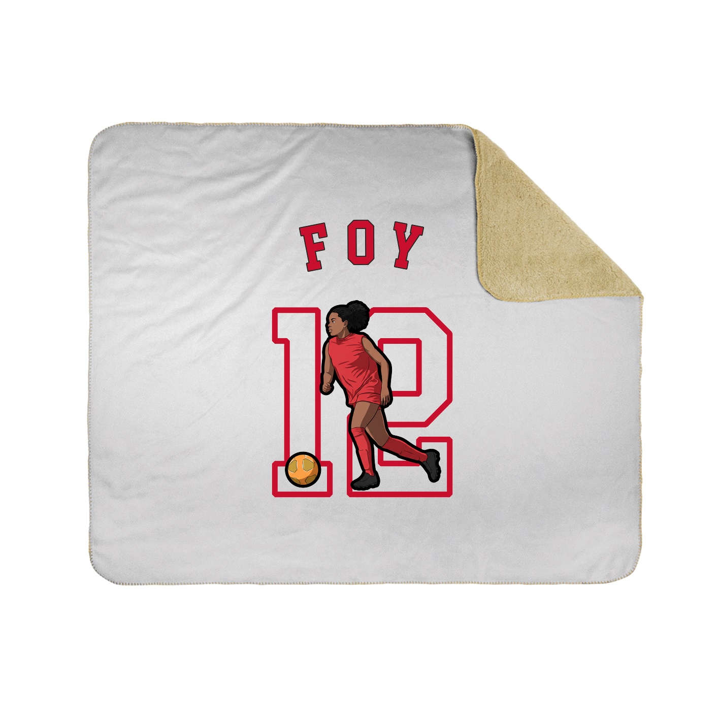 50x60 Sherpa Lined Throw Blanket