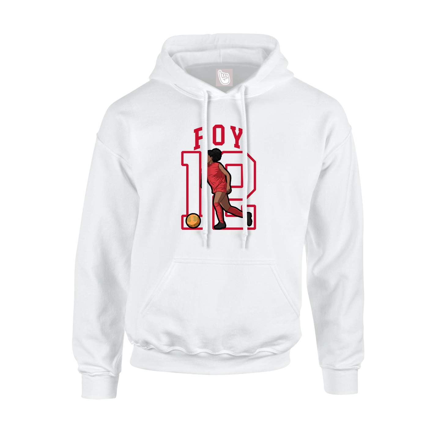 Hoodie — Shirsey in White