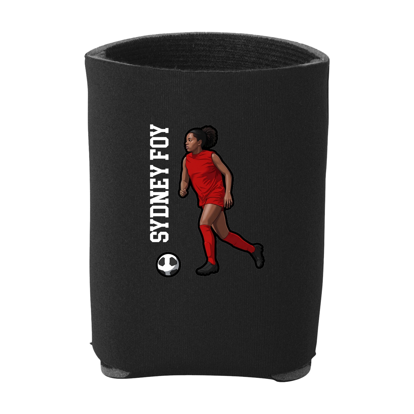 Can Holder — Name Vertical in Black