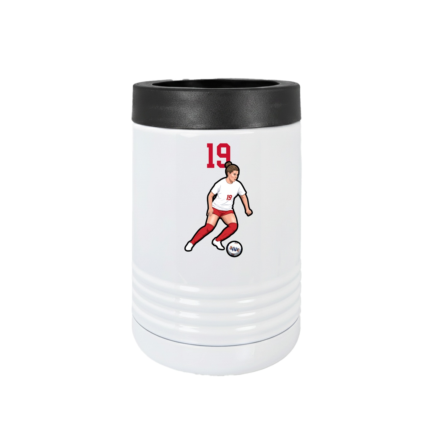 Beverage Holder — Number Top in White
