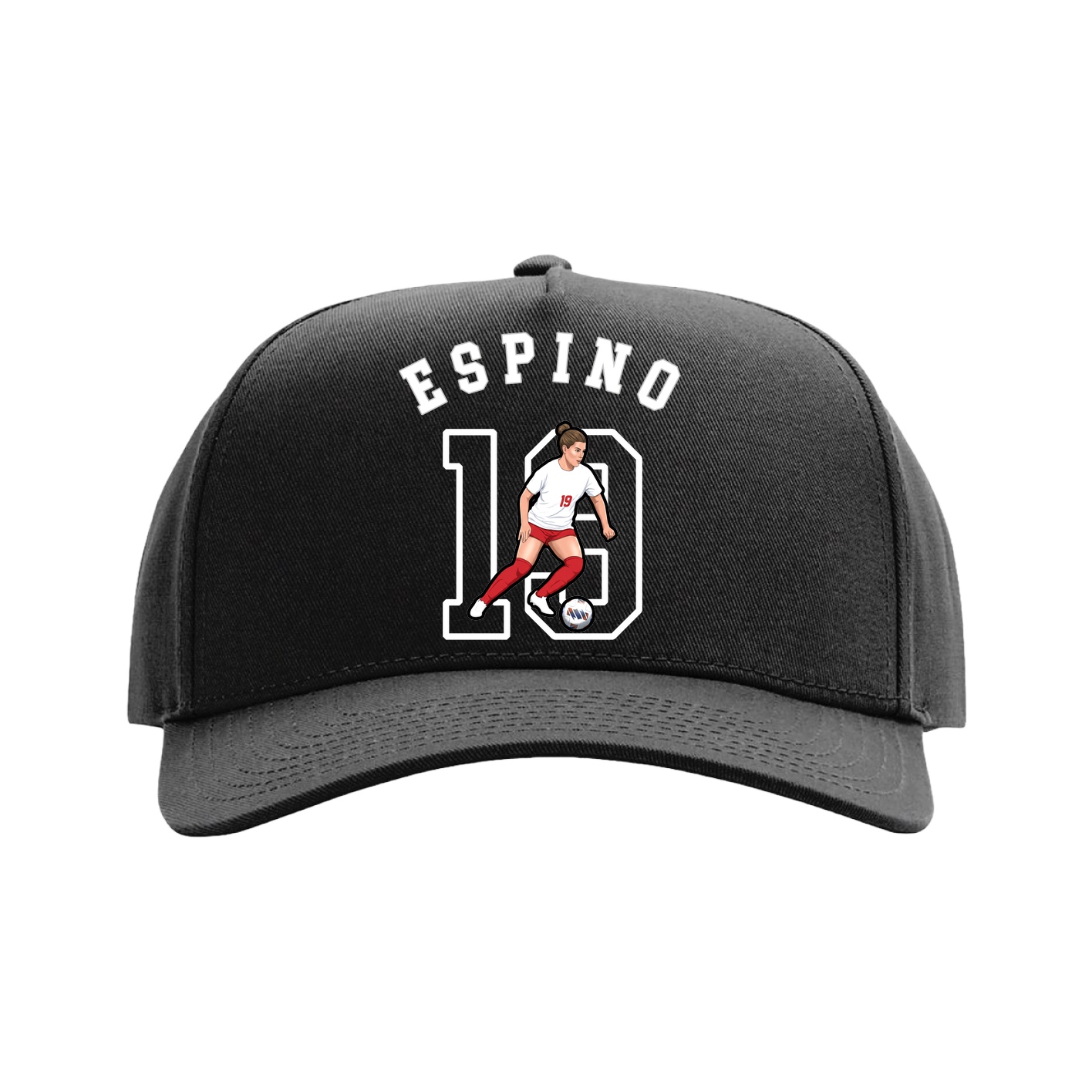 Full Fabric Five-Panel Champ Cap