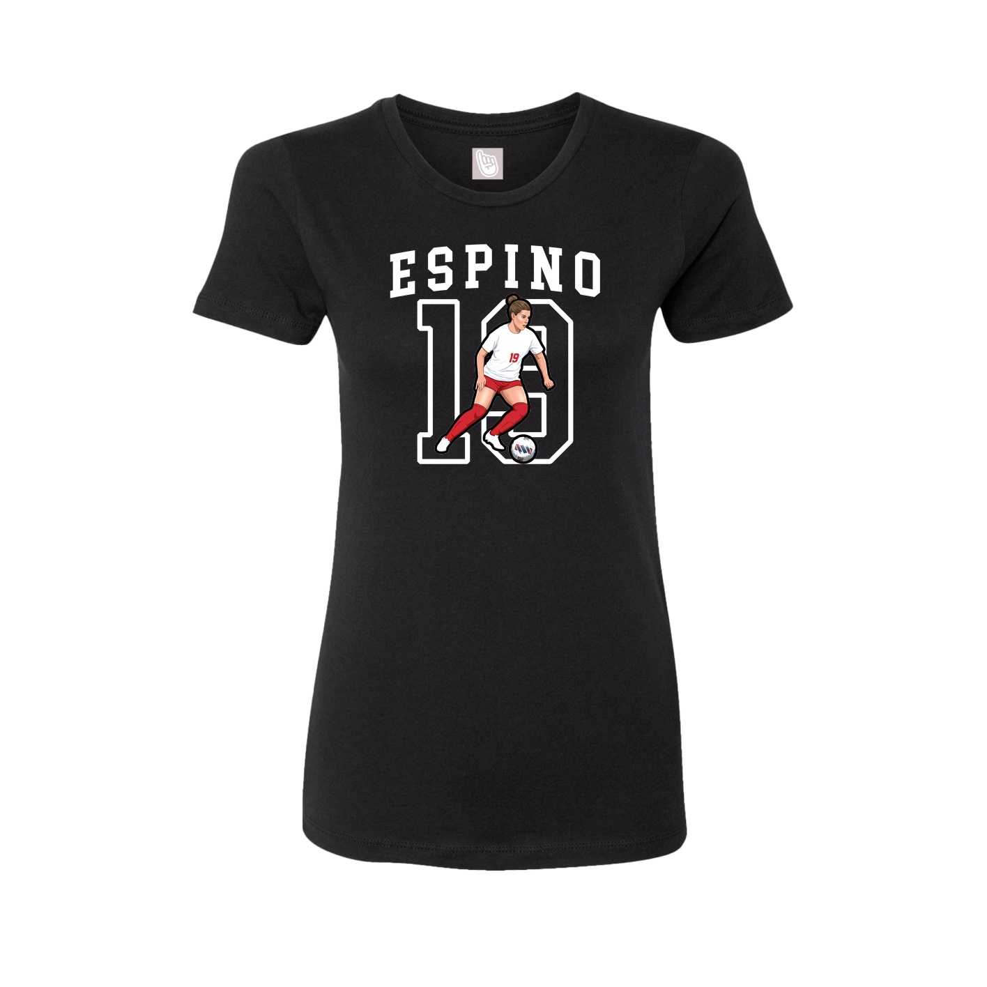 Fitted Women's Tee — Shirsey in Black