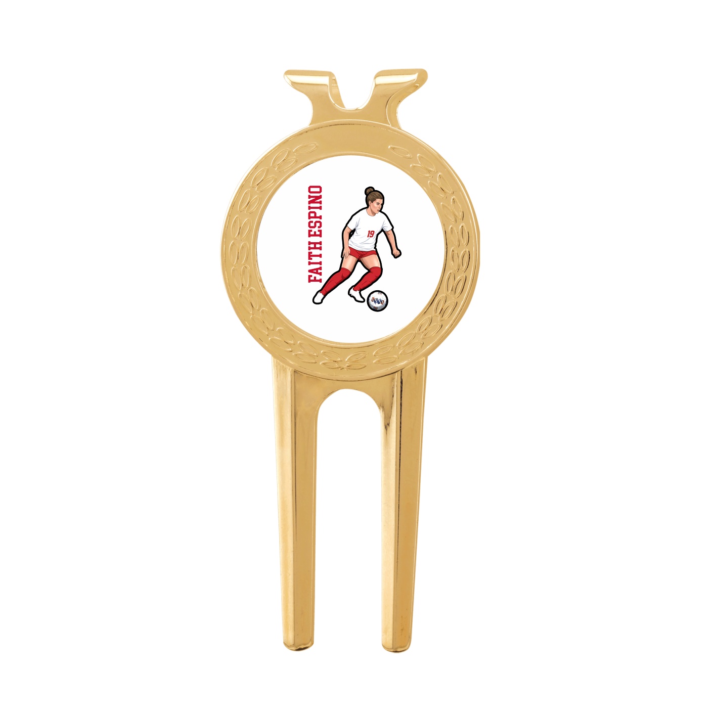 Divot Tool with Ball Marker — Name Vertical in Classic