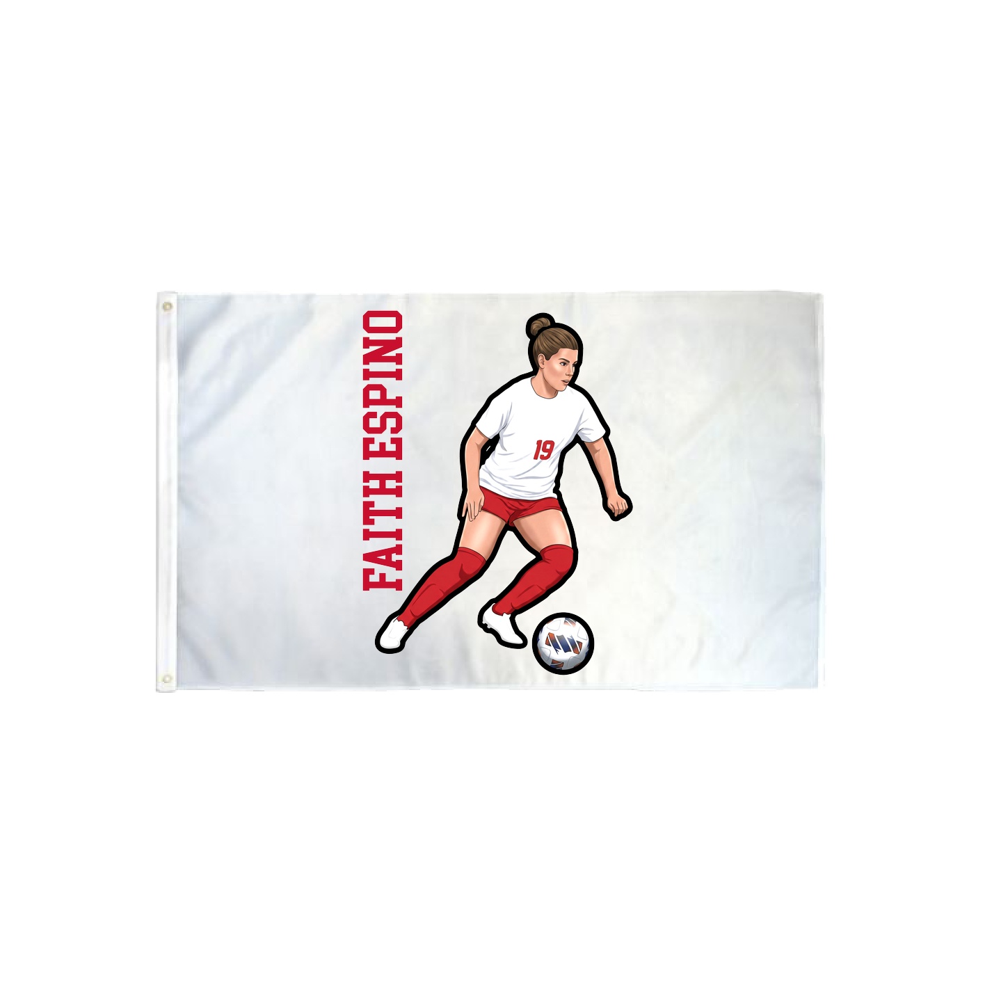 3x5 Flag — Name Vertical in Classic