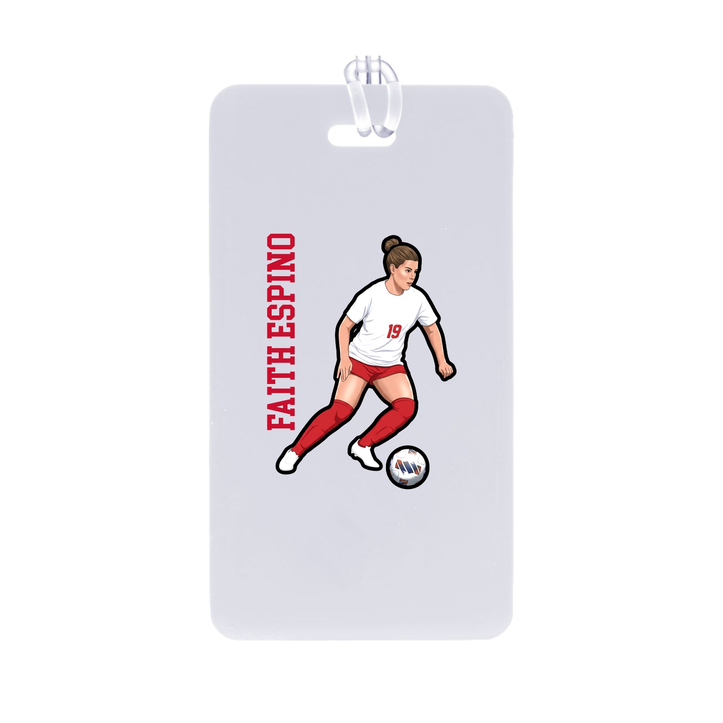 Bag Tag — Name Vertical in Classic