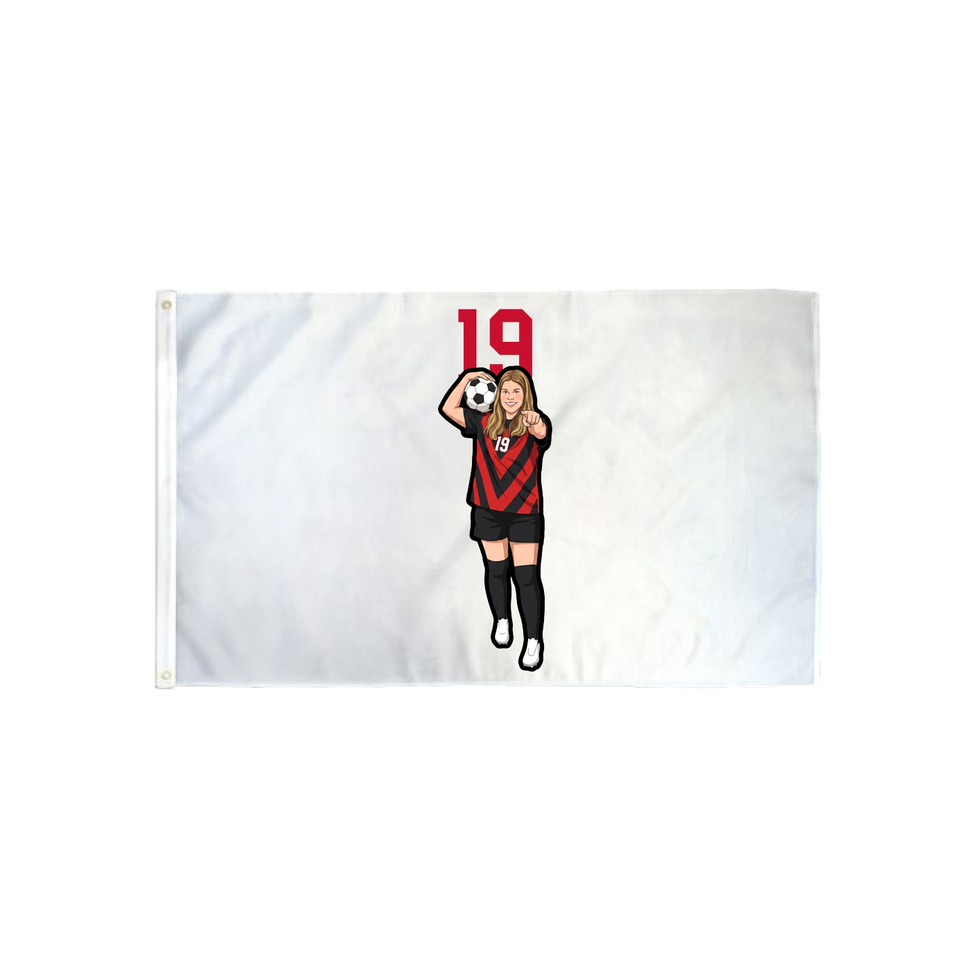 3x5 Flag — Number Top in Classic