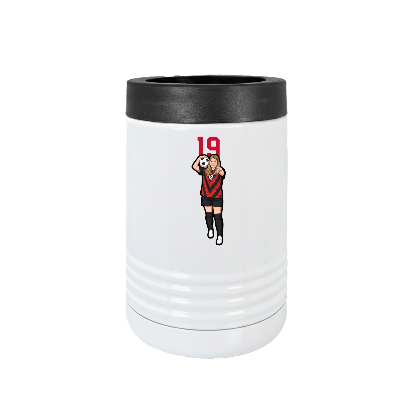 Beverage Holder — Number Top in White