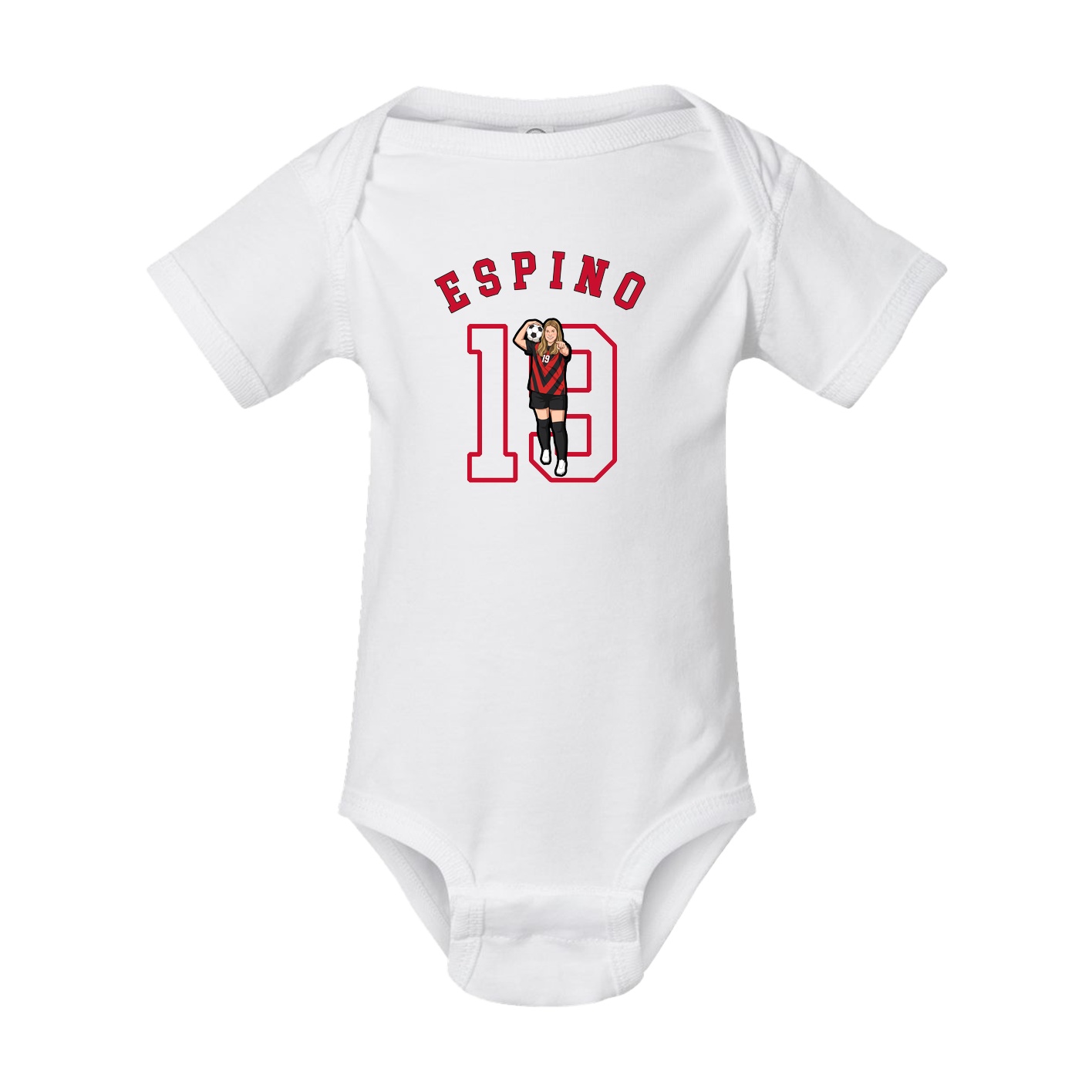Baby Onesie — Shirsey Arch in White