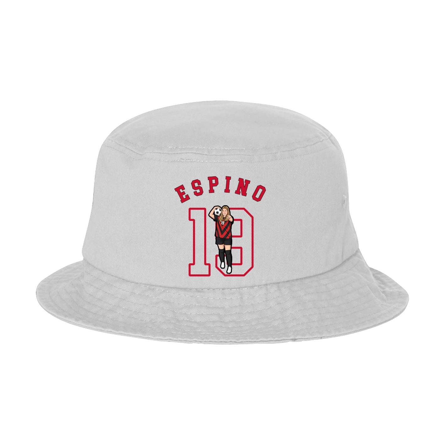 Bucket Cap — Shirsey Arch in White