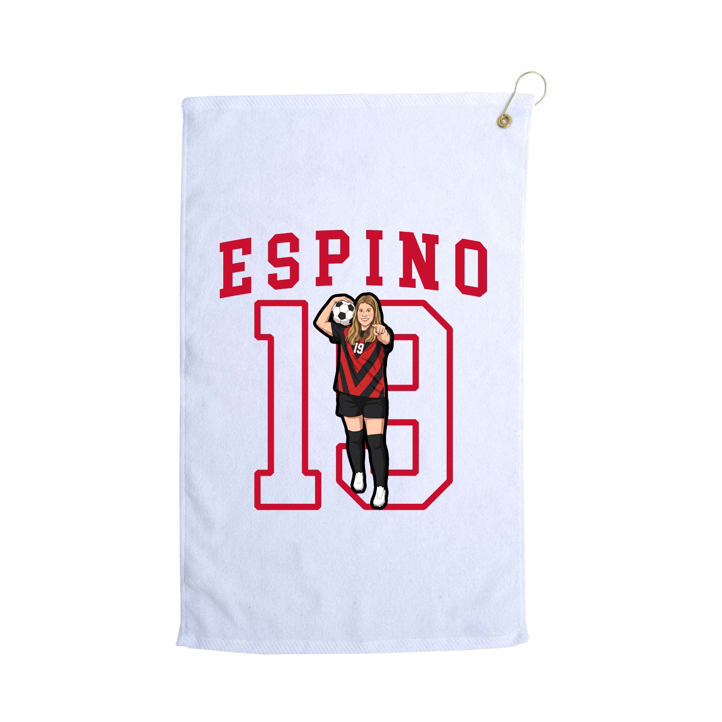 Golf Towel — Shirsey in White