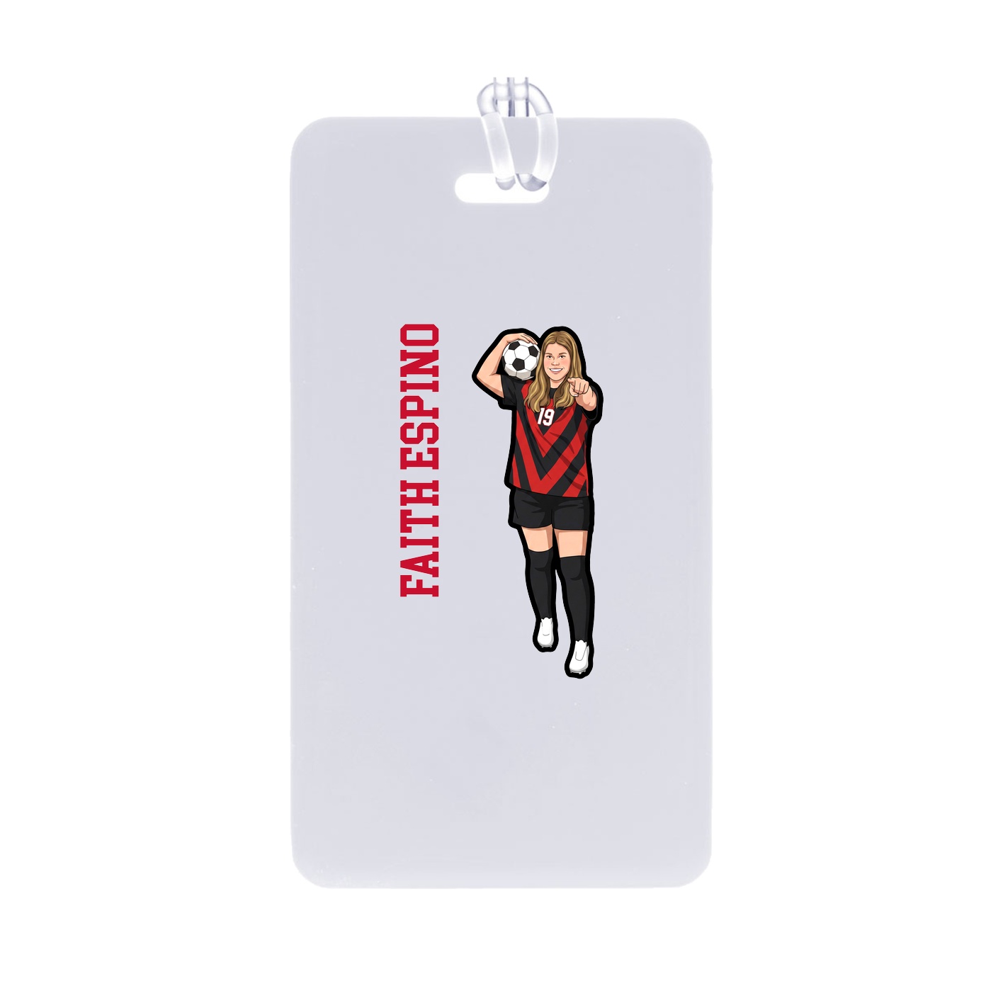 Bag Tag — Name Vertical in Classic