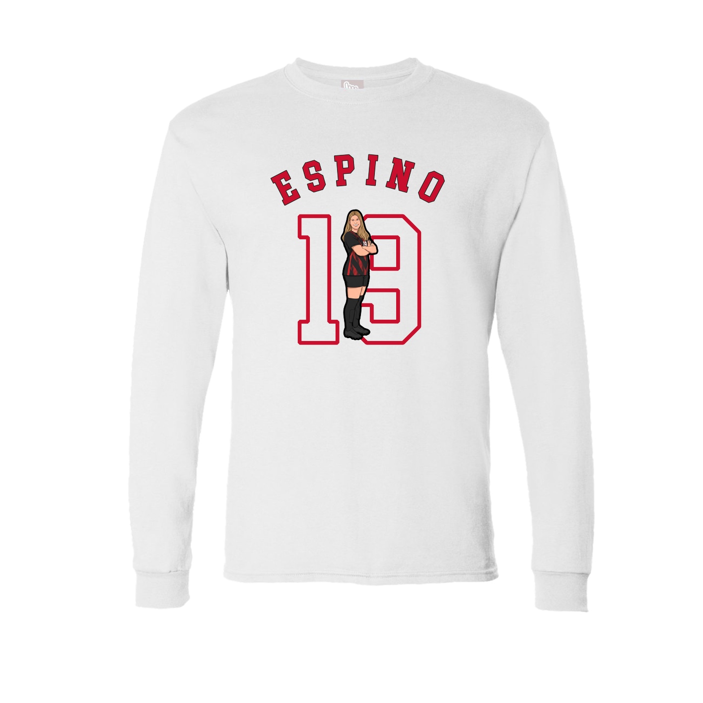 Long Sleeve Tee — Shirsey Arch in White