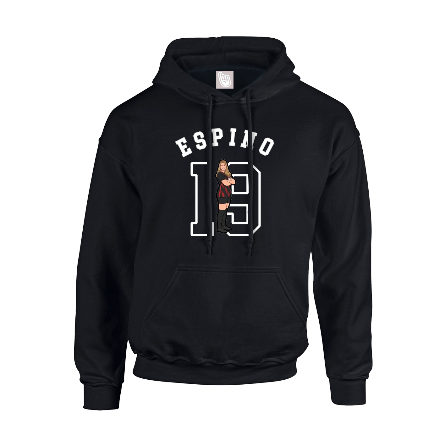 Youth Hoodie — Shirsey Arch in Black