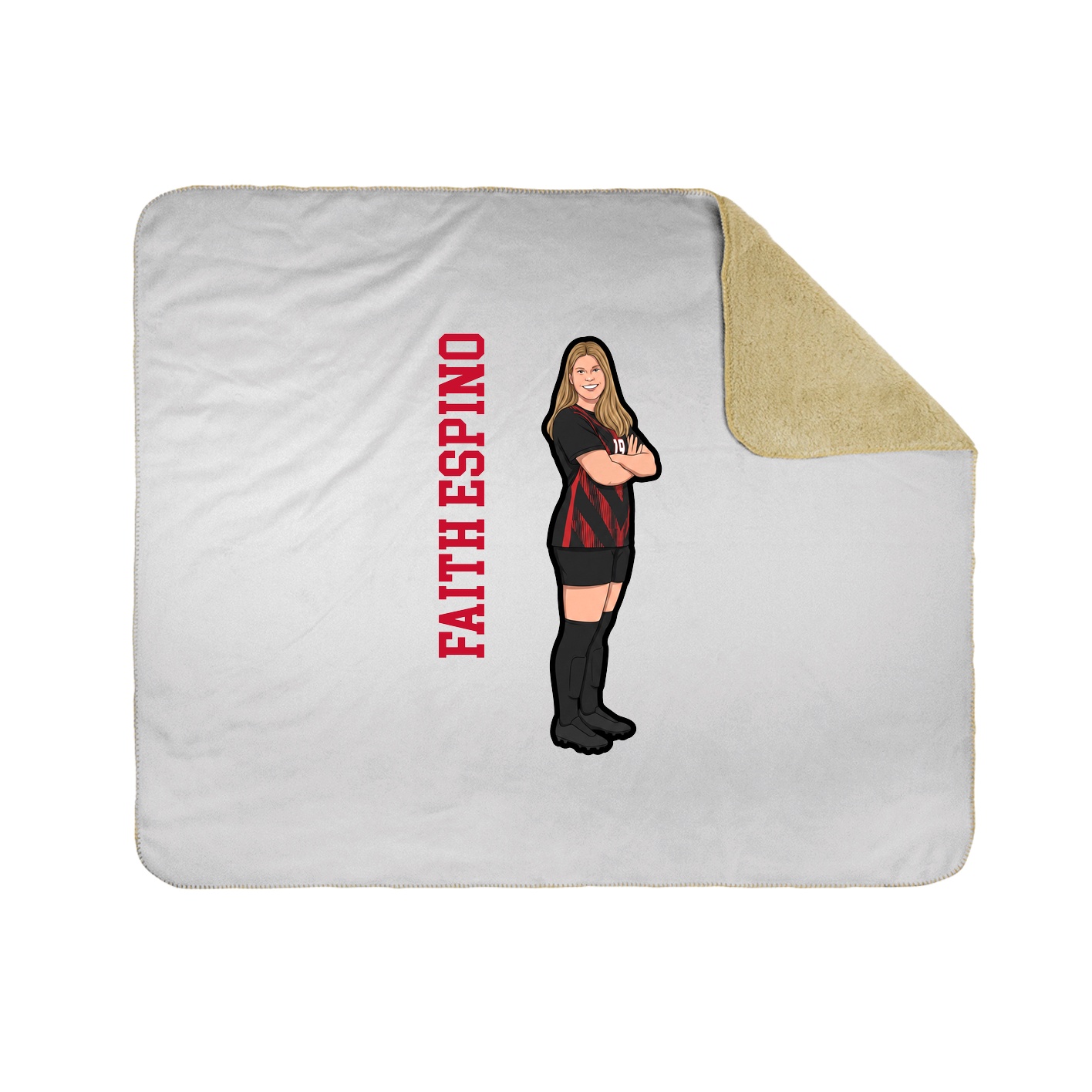 50x60 Sherpa Lined Throw Blanket